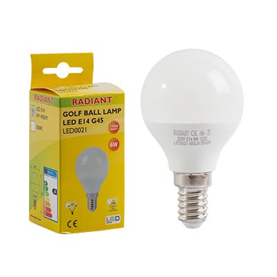 Golfball Frosted E14 LED 7w 5000K N