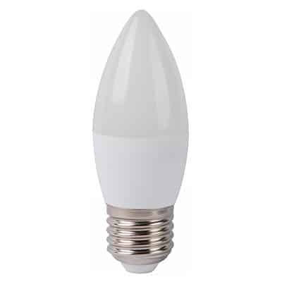 *** Disc *** Candle Frosted E27 LED 6w 5000K