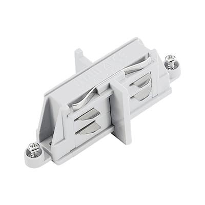 Track TP 3 Circuit Straight Connector White 230v
