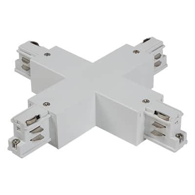 *** Disc *** Track TP 3 Circuit Connector X Joint White 230v