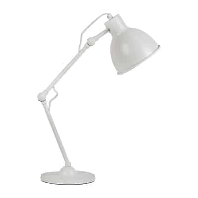Jean Adjustable Table Lamp White 1xE14