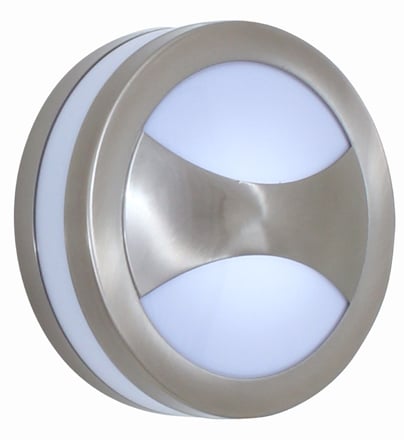 ***DISC***Stainless Steel Round Hourglass F/Light 140mm Satin Chrome