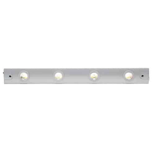 ***DISC***Undercounter Light 610mm Silver LED 4x1w