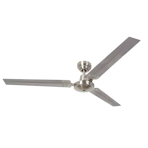 Industrial Ceiling Fan 3 Blades S/Chrome