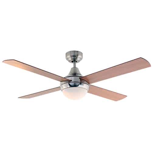 Twister Ceiling Fan 4 Blades SC/Natural Wood