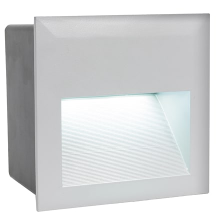 Zimba LED Square Foot Light Silver