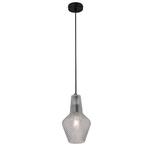 Milano Pendant 180mm Clear Glass