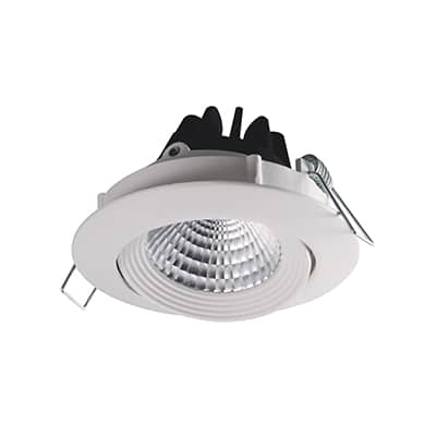 *** Disc *** D/Light Die Cast White LED 6w Dimmable C/O 82mm