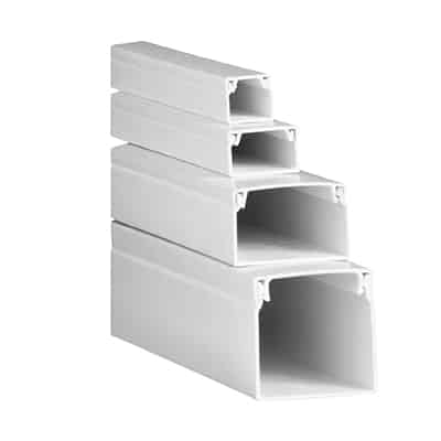 PVC Mini Trunking 16x16mm 2m – Sell In Bundle Of 25 Only