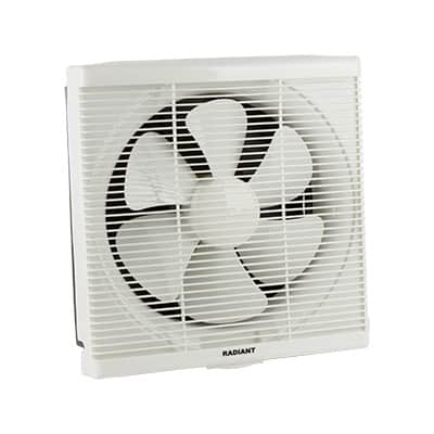 Extractor Square Wall/Louvre Fan White 48w Motor