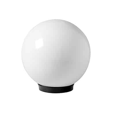 Sphere Pole Mount Outdoor 250mm Black Excl Pole