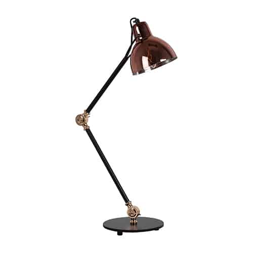 Siena Adjustable T/Lamp 180mm Black/Copper