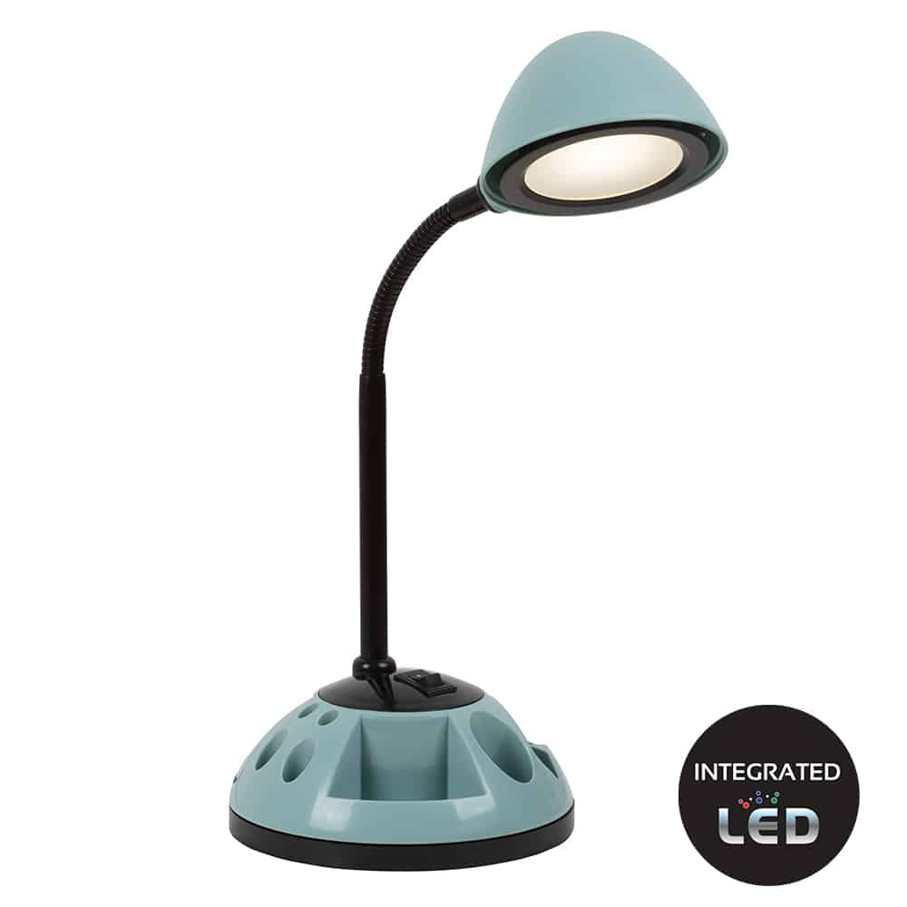 Stationery LED Desk Lamp 160mm Blue