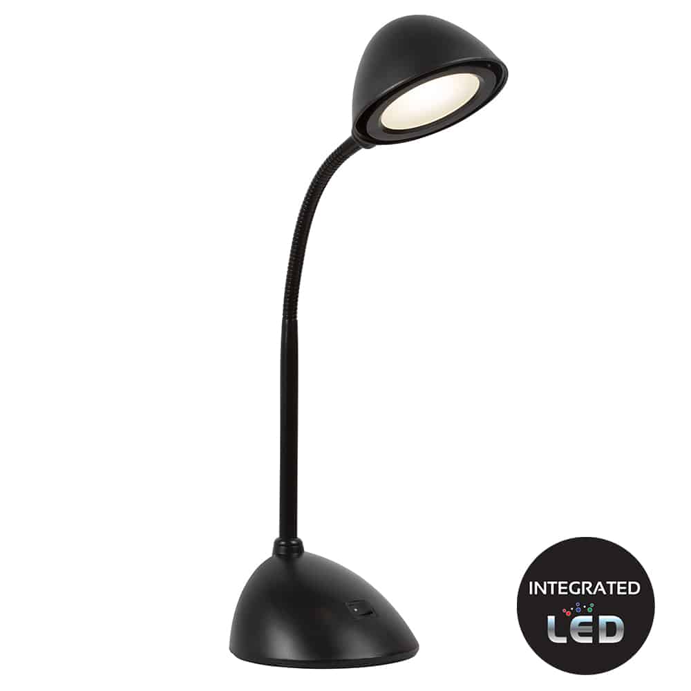 black stand light