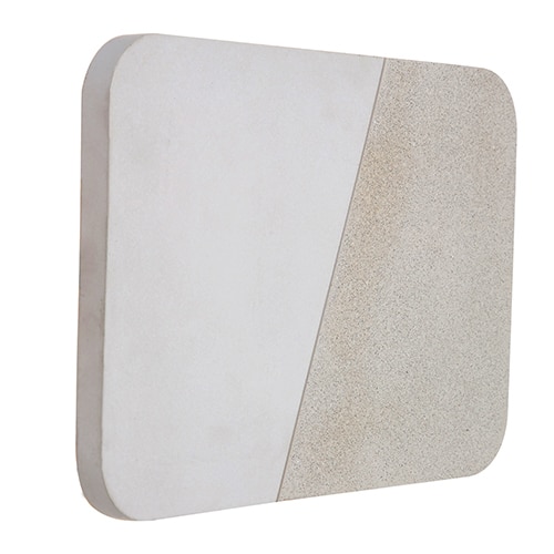 Concrete W/Light 300mm Sandstone White