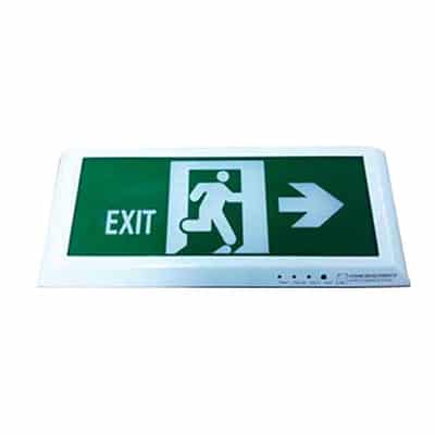 Exit Sign LED Single Sided Incl. Backup