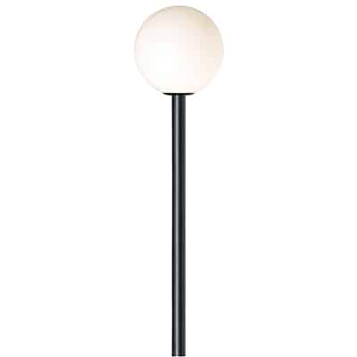 Sphere Pole Light E27 400mm Pole Excluded Black 76
