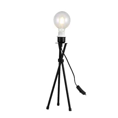 Table Lamp Black E27 1x40w