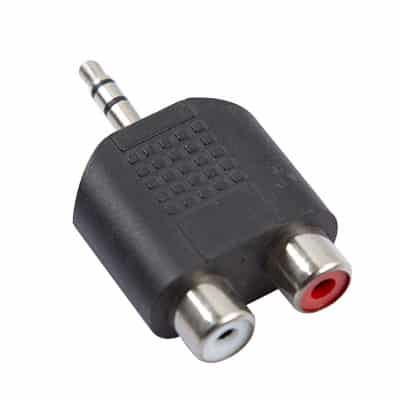 DISC…3.5 Stereo Male To 2 Rca Female Adapter