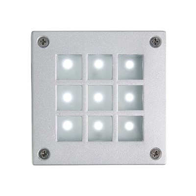 *** Disc *** Foot Light Outdoor Surface Grid White