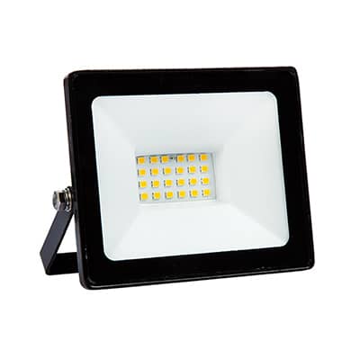 LED 20w Floodlight Black With Day Night Sensor – Box