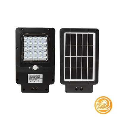 Solar Street Light Black LED 4w